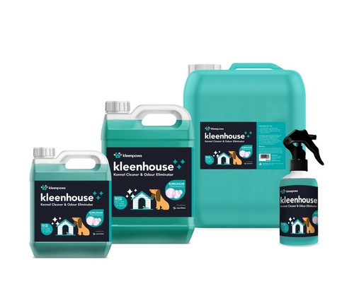 Kennel cleaner and - kennel, odour
